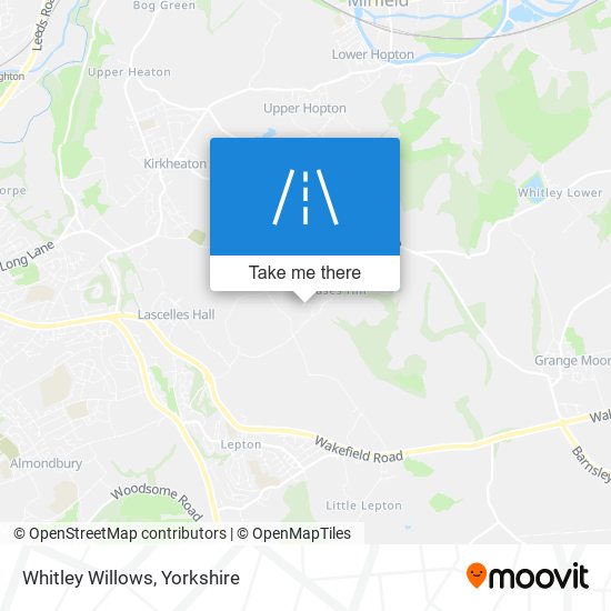 Whitley Willows map