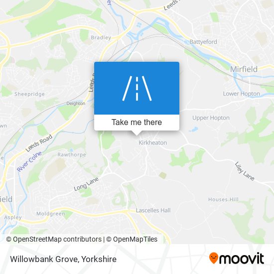 Willowbank Grove map