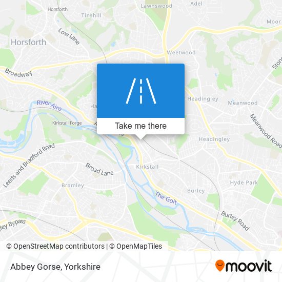 Abbey Gorse map