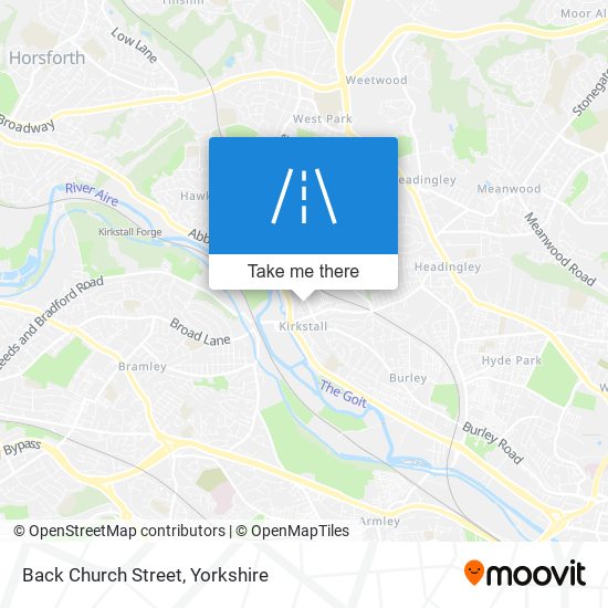 Back Church Street map