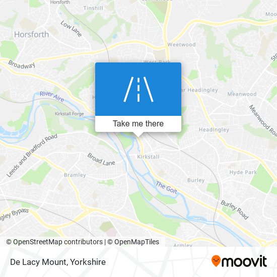 De Lacy Mount map