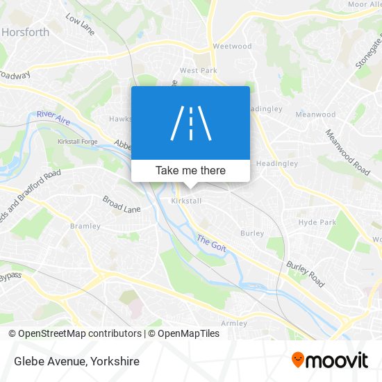 Glebe Avenue map