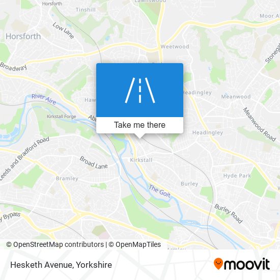Hesketh Avenue map