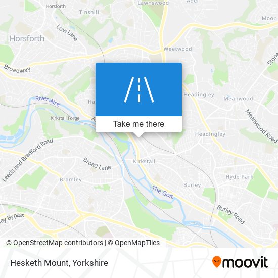 Hesketh Mount map