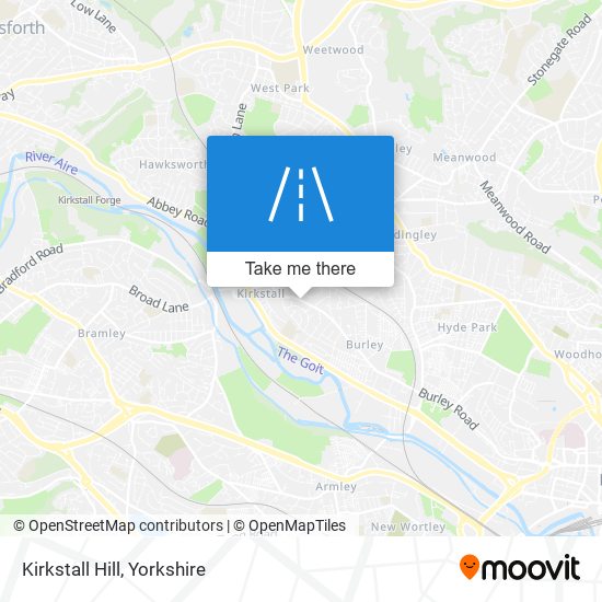 Kirkstall Hill map