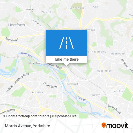 Morris Avenue map