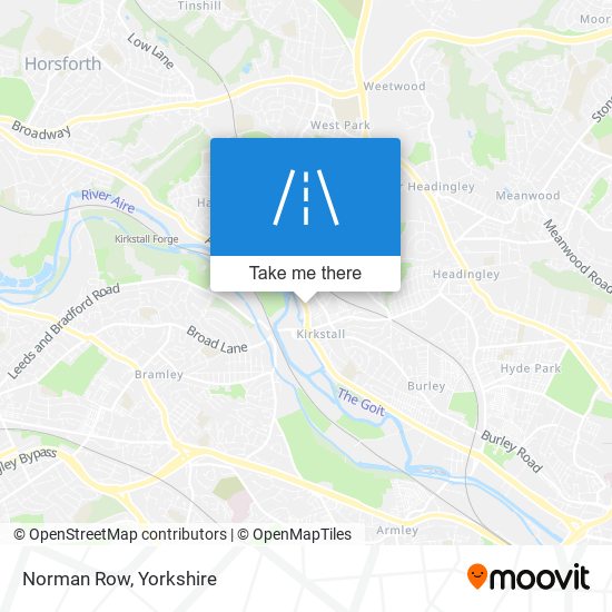 Norman Row map