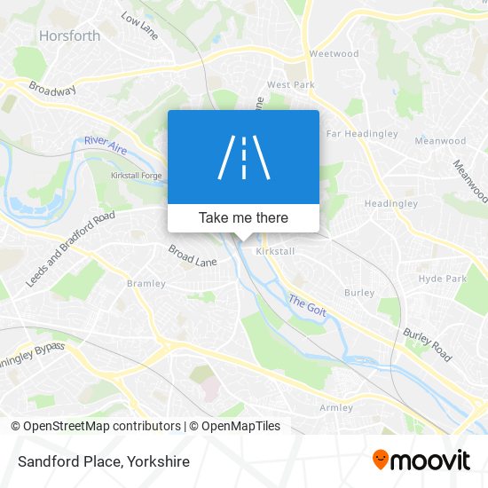 Sandford Place map