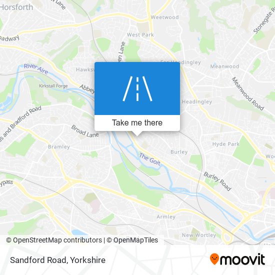Sandford Road map