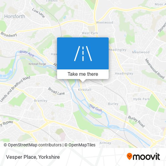 Vesper Place map