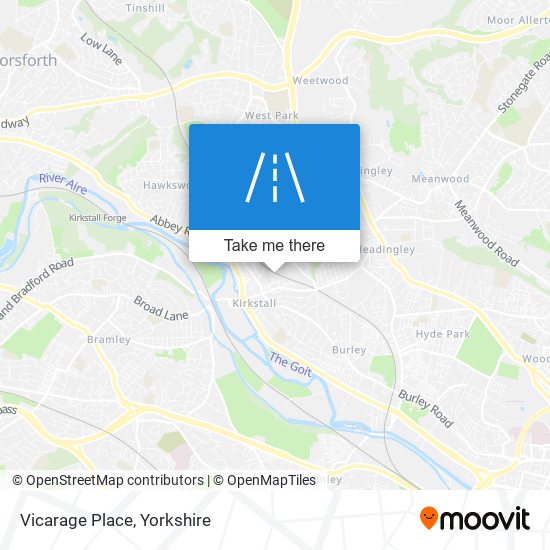 Vicarage Place map
