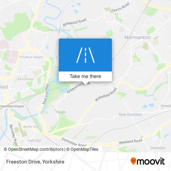 Freeston Drive map
