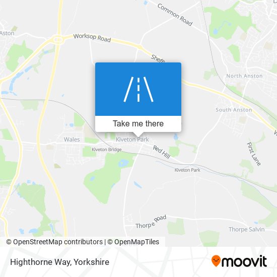 Highthorne Way map