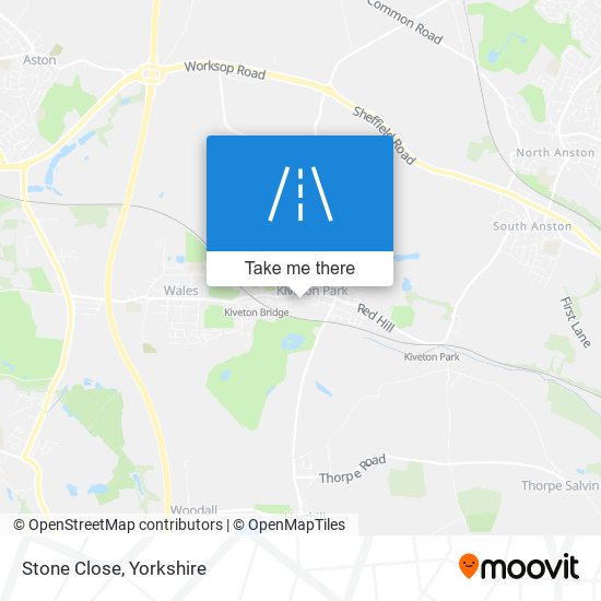 Stone Close map