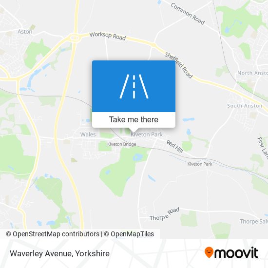 Waverley Avenue map