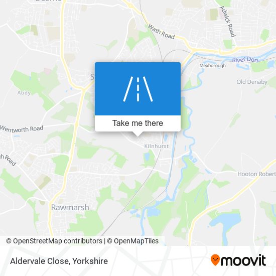 Aldervale Close map