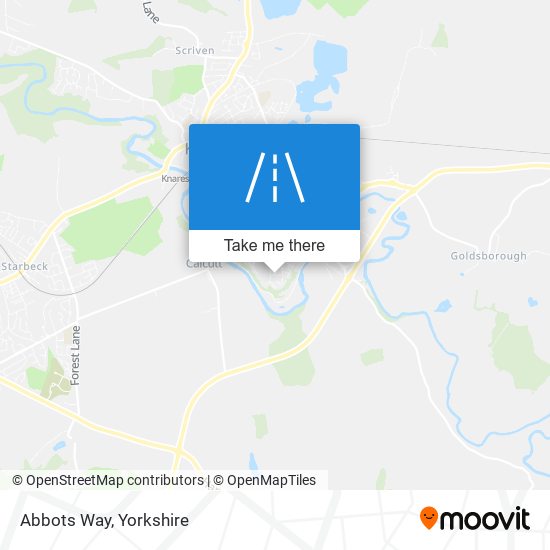 Abbots Way map