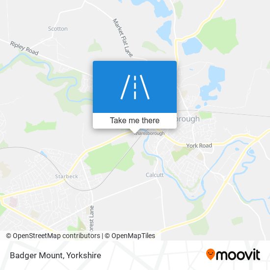 Badger Mount map