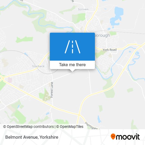 Belmont Avenue map