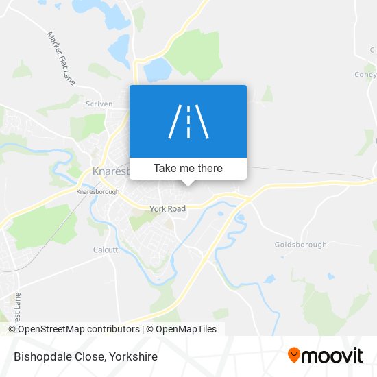Bishopdale Close map