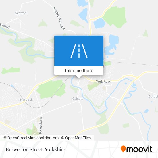 Brewerton Street map