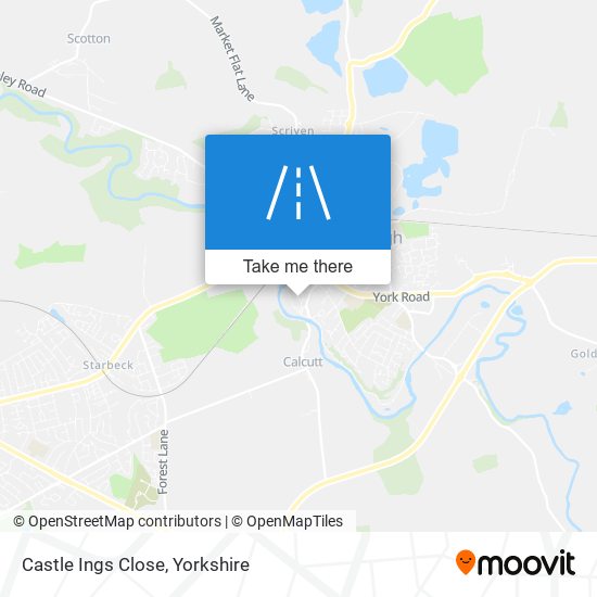 Castle Ings Close map