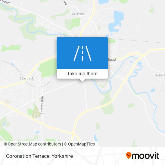 Coronation Terrace map