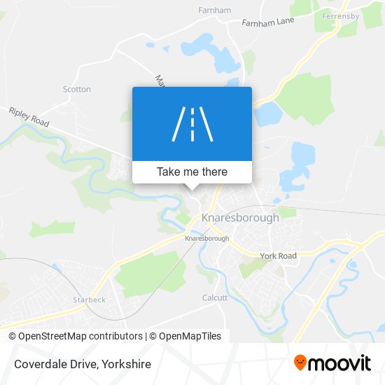 Coverdale Drive map