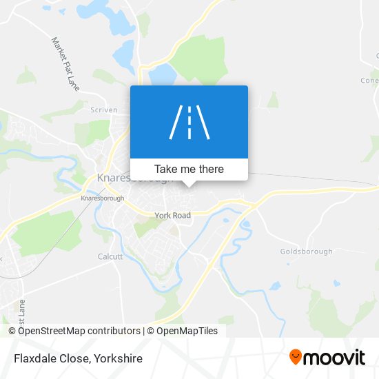 Flaxdale Close map