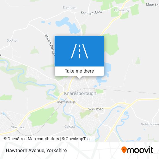 Hawthorn Avenue map
