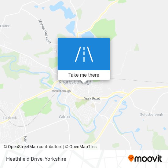 Heathfield Drive map