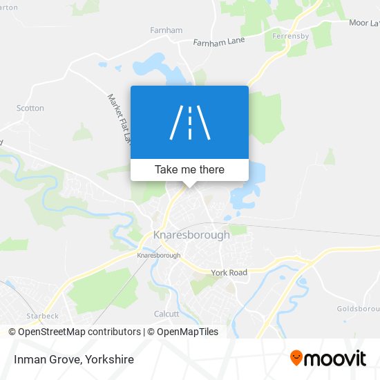 Inman Grove map