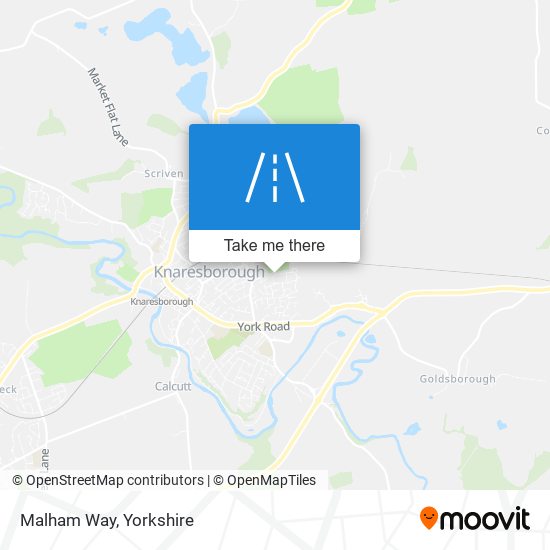 Malham Way map