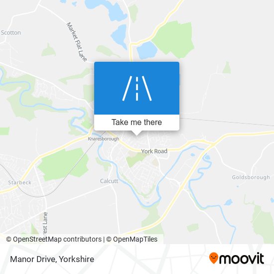 Manor Drive map