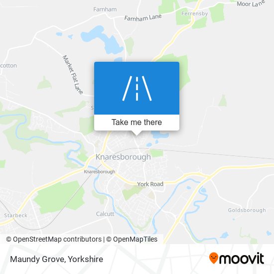 Maundy Grove map