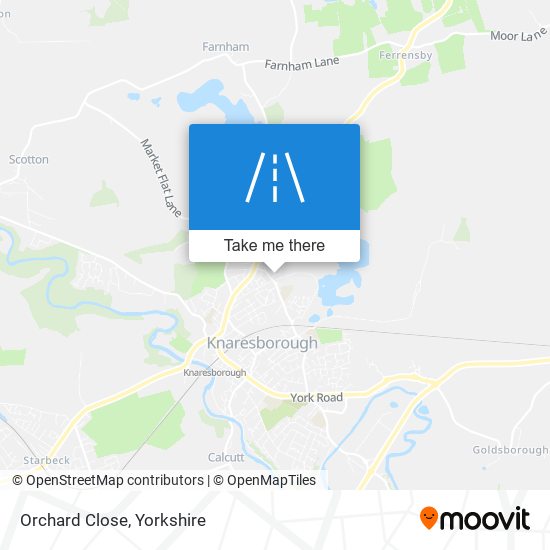Orchard Close map