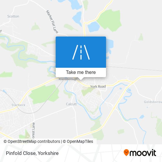 Pinfold Close map