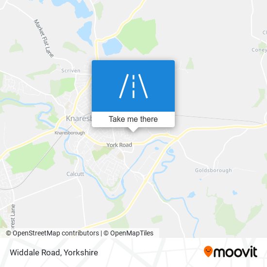 Widdale Road map