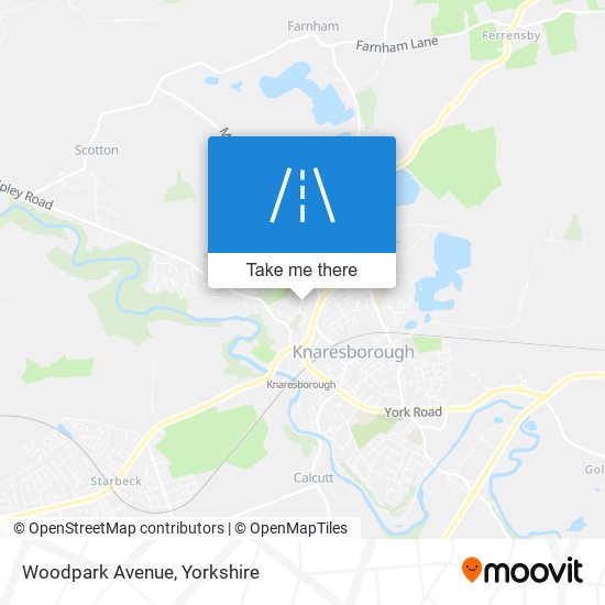 Woodpark Avenue map