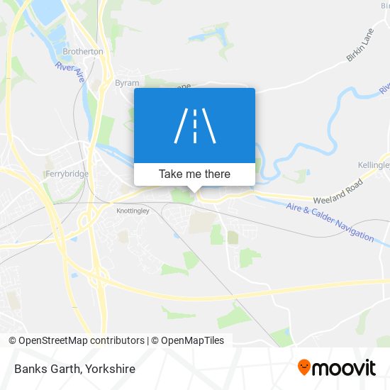 Banks Garth map