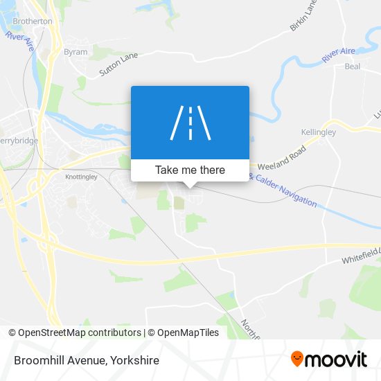Broomhill Avenue map