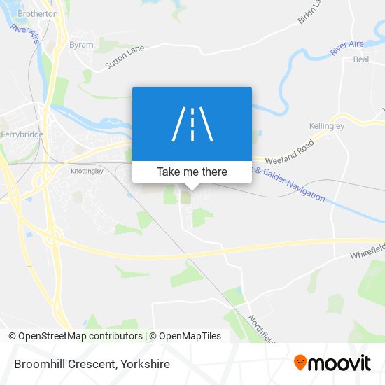 Broomhill Crescent map