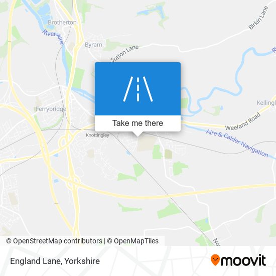 England Lane map