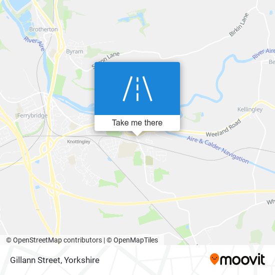 Gillann Street map