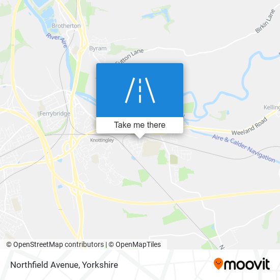 Northfield Avenue map