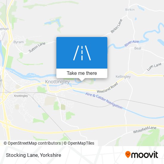Stocking Lane map
