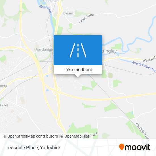 Teesdale Place map