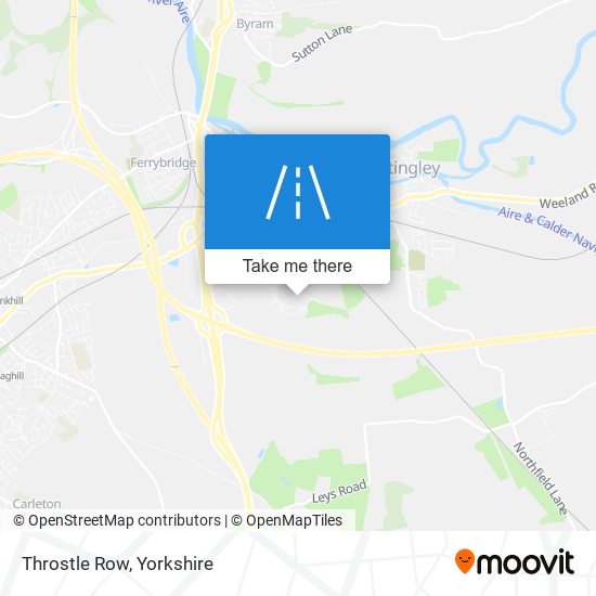 Throstle Row map