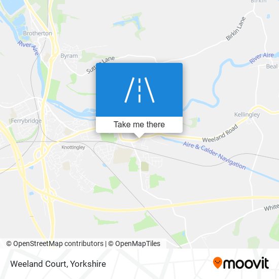 Weeland Court map