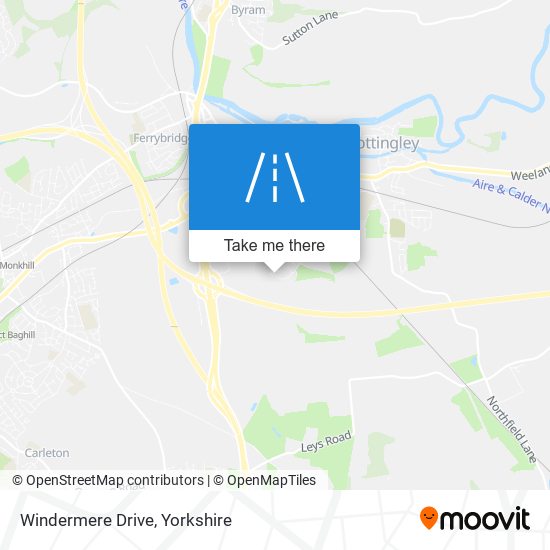 Windermere Drive map